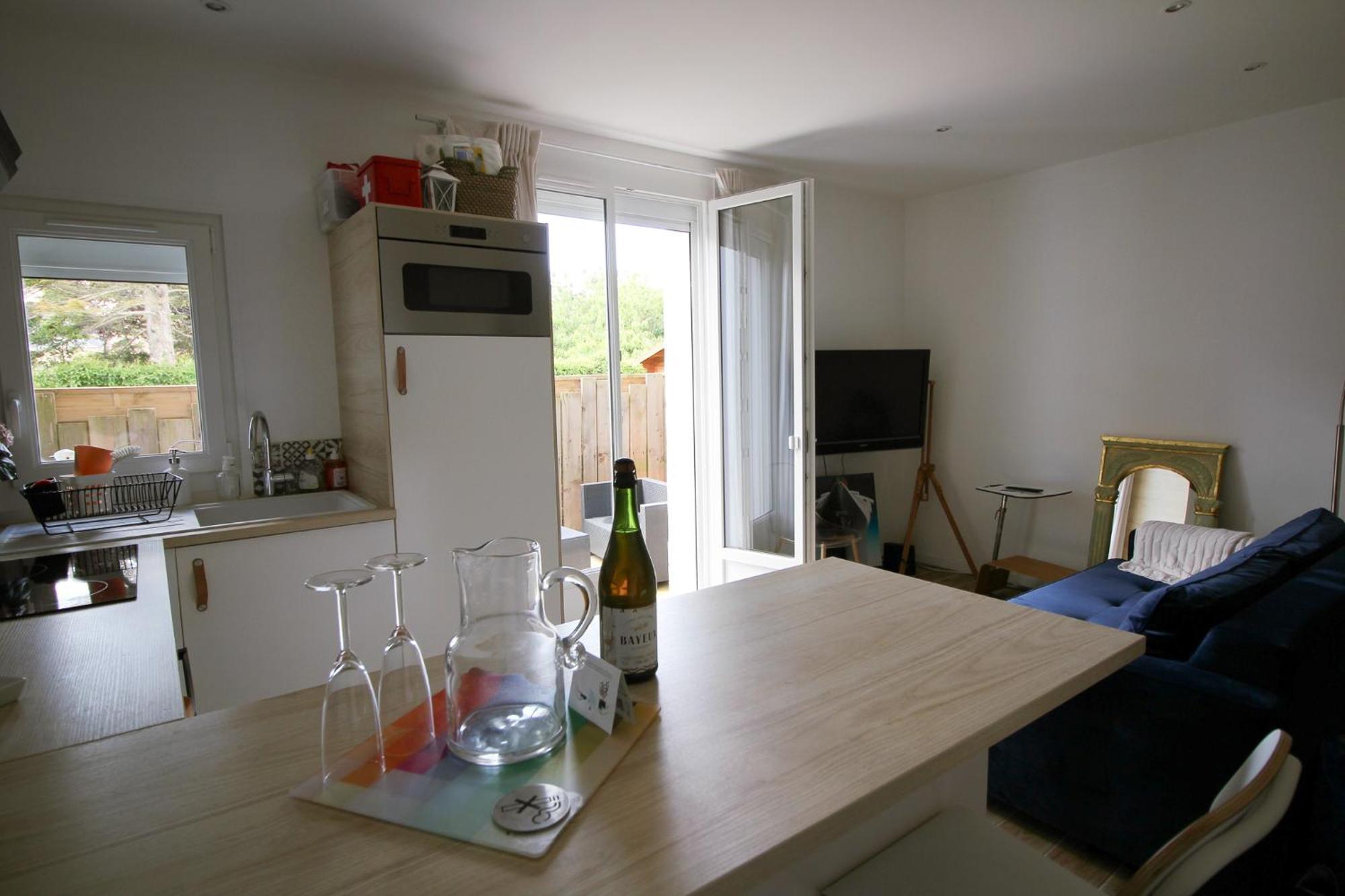 Appartement Avec Terrasse Privee, Plage A Pied Saint-Aubin-Sur-Mer  Zewnętrze zdjęcie