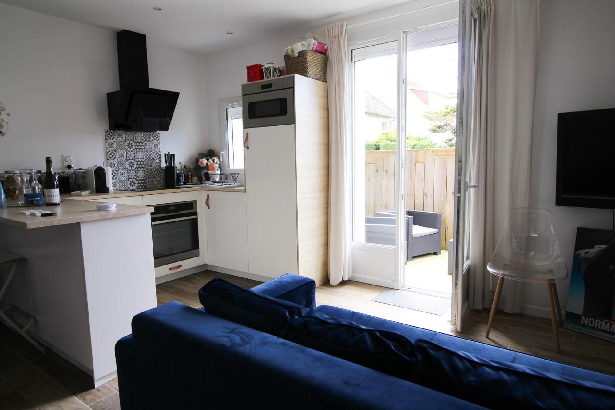 Appartement Avec Terrasse Privee, Plage A Pied Saint-Aubin-Sur-Mer  Zewnętrze zdjęcie