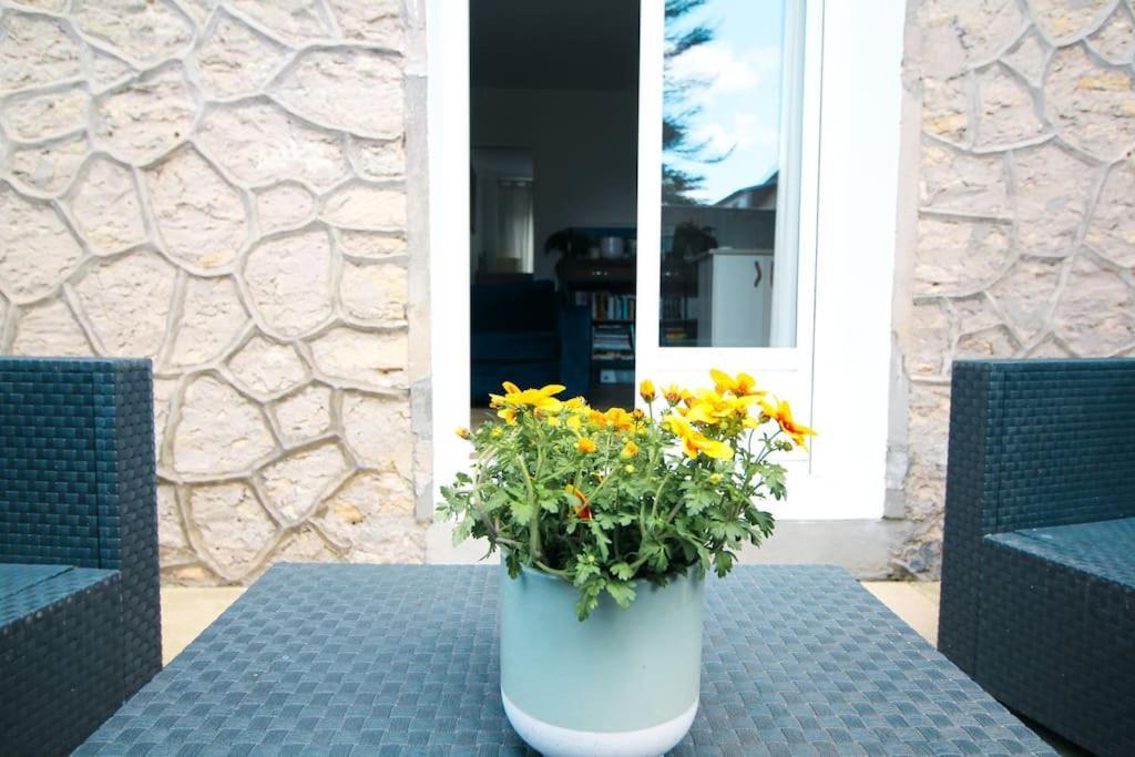 Appartement Avec Terrasse Privee, Plage A Pied Saint-Aubin-Sur-Mer  Zewnętrze zdjęcie